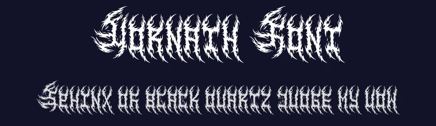 Vornath Font by Denustudios — Blackletter Font — thumbnail 2