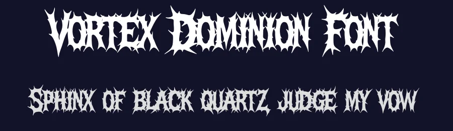 Vortex Dominion Font by MasyafiStudio — Blackletter Font — thumbnail 2