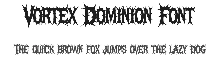 Vortex Dominion Font by MasyafiStudio — Blackletter Font