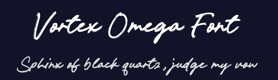 Vortex Omega Font by Timur type — Script Handwritten Font — thumbnail 2