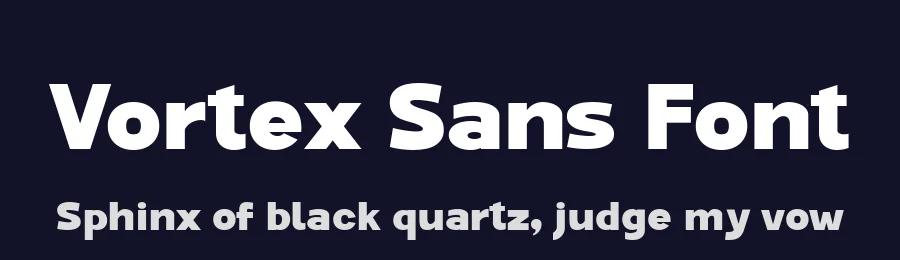 Vortex Sans Font by syabab studio — Sans Serif Font — thumbnail 2