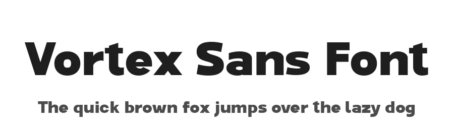 Vortex Sans Font by syabab studio — Sans Serif Font