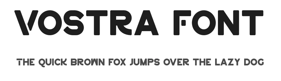 Vostra Font by ErmediaStudio — Sans Serif Font
