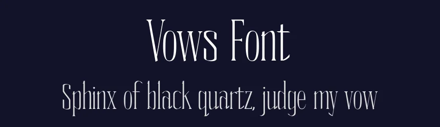 Vows Font by That That Creative — Serif Font — thumbnail 2