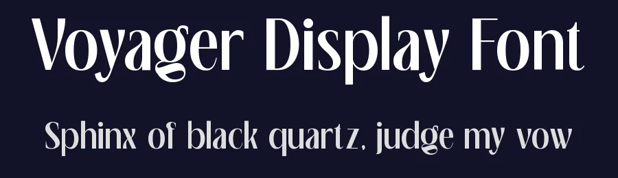 Voyager Display Font by Neotype Foundry — Sans Serif Font — thumbnail 2