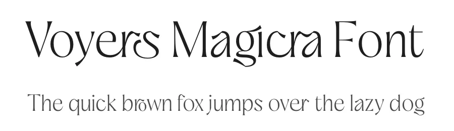 Voyers Magicra Font by timelesstype.co — Display Font