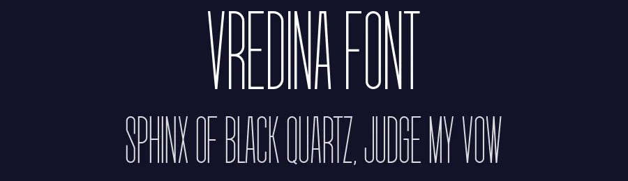 Vredina Font by Dmitry Mashkin — Sans Serif Font — thumbnail 2