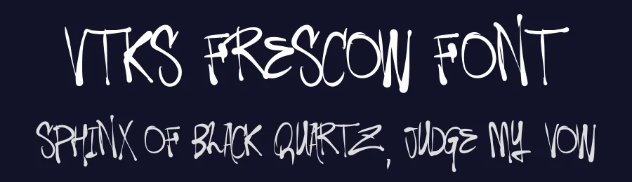 Vtks Frescow Font by VTKS DESIGN — Display Font — thumbnail 2