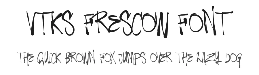 Vtks Frescow Font by VTKS DESIGN — Display Font