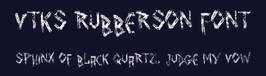 Vtks Rubberson Font by VTKS DESIGN — Script Handwritten Font — thumbnail 2