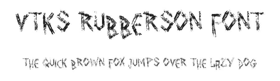 Vtks Rubberson Font by VTKS DESIGN — Script Handwritten Font