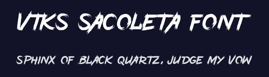 Vtks Sacoleta Font by VTKS DESIGN — Display Font — thumbnail 2