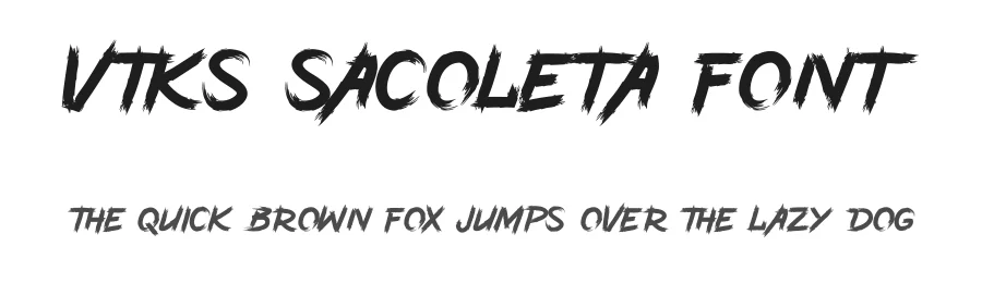 Vtks Sacoleta Font by VTKS DESIGN — Display Font