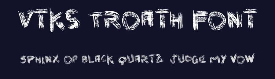 Vtks Troath Font by VTKS DESIGN — Script Handwritten Font — thumbnail 2