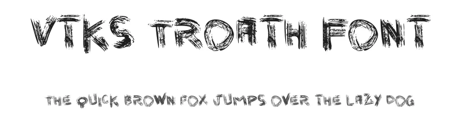 Vtks Troath Font by VTKS DESIGN — Script Handwritten Font