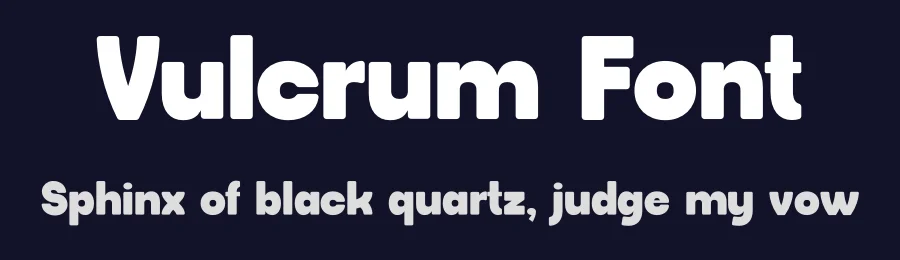 Vulcrum Font by Skytroopas — Sans Serif Font — thumbnail 2