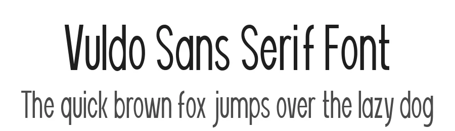 Vuldo Sans Serif Font by Khurasan — Sans Serif Font