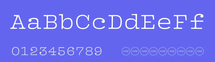 Vulf Mono Font Family by James Edmondson — Display Font — thumbnail 3