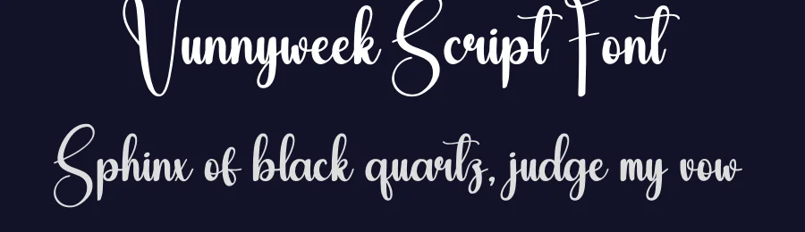 Vunnyweek Script Font by andikastudio — Script Handwritten Font — thumbnail 2