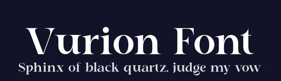 Vurion Font by Zafiratype — Serif Font — thumbnail 2