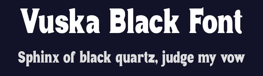 Vuska Black Font by Propertype — Serif Font — thumbnail 2