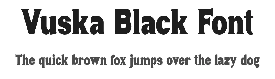 Vuska Black Font by Propertype — Serif Font