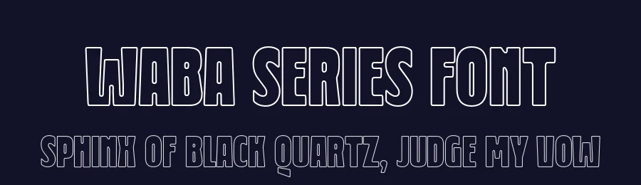 Waba Series Font by Lewis McGuffie Type — Sans Serif Font — thumbnail 2