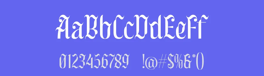 Wadepak Font by timelesstype.co — Blackletter Font — thumbnail 3