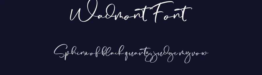 Wadmont Font by Vultype Co. — Script Handwritten Font — thumbnail 2