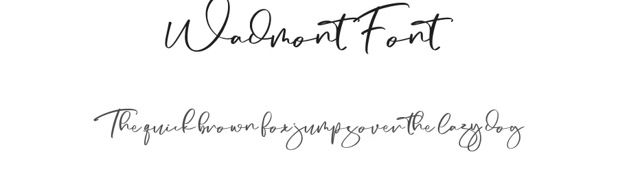 Wadmont Font by Vultype Co. — Script Handwritten Font