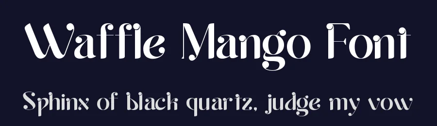 Waffle Mango Font by saemooncreative — Sans Serif Font — thumbnail 2