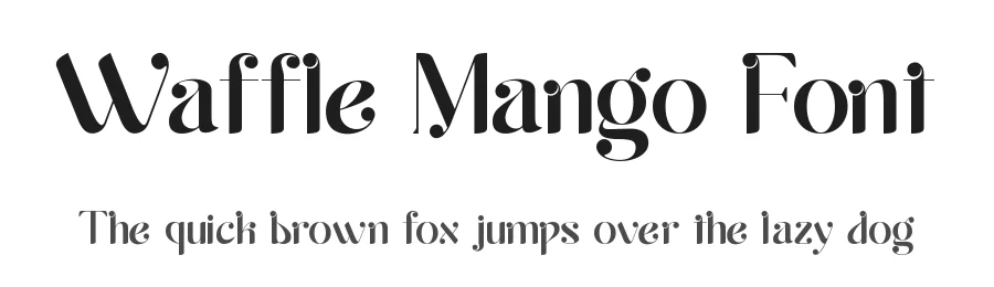 Waffle Mango Font by saemooncreative — Sans Serif Font