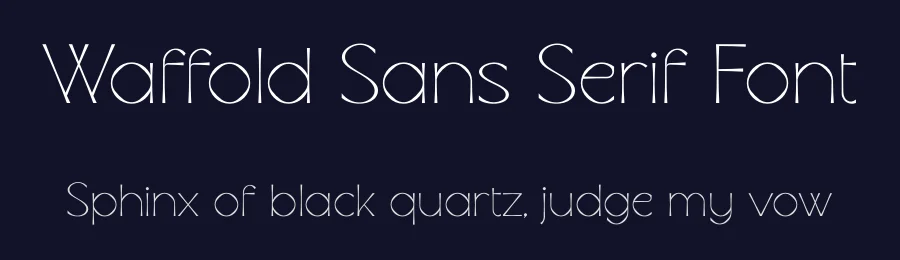 Waffold Sans Serif Font by Zea Fonts — Sans Serif Font — thumbnail 2