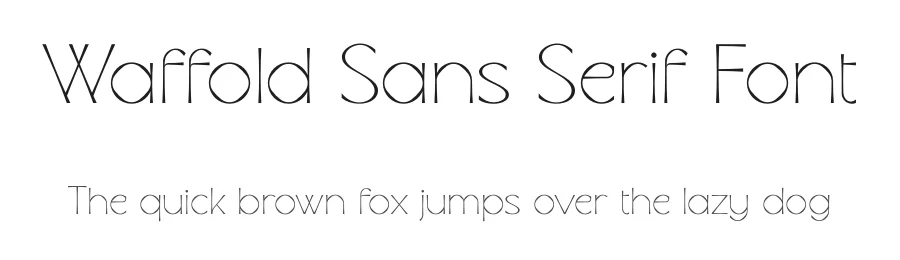 Waffold Sans Serif Font by Zea Fonts β Sans Serif Font