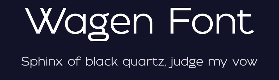 Wagen Font by Typeformers — Sans Serif Font — thumbnail 2