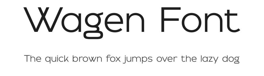 Wagen Font by Typeformers β Sans Serif Font