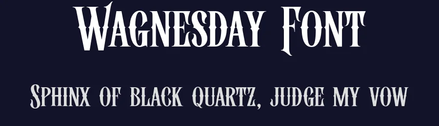 Wagnesday Font by Arterfak Project — Display Font — thumbnail 2