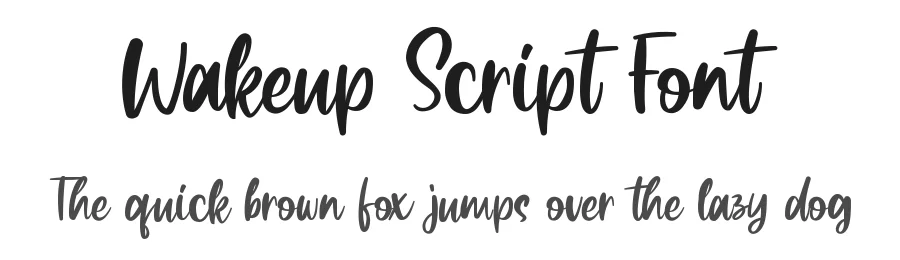 Wakeup Script Font by 24Design Studios — Script Handwritten Font