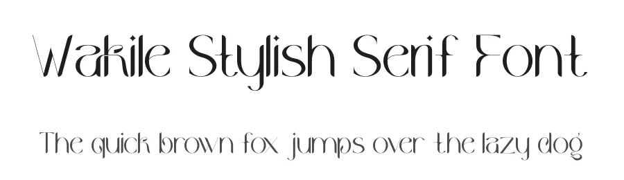 Wakile Stylish Serif Font by Storytype — Serif Font