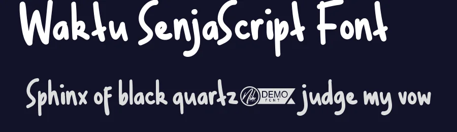 Waktu Senja Script Font by nihstudio — Display Font — thumbnail 2