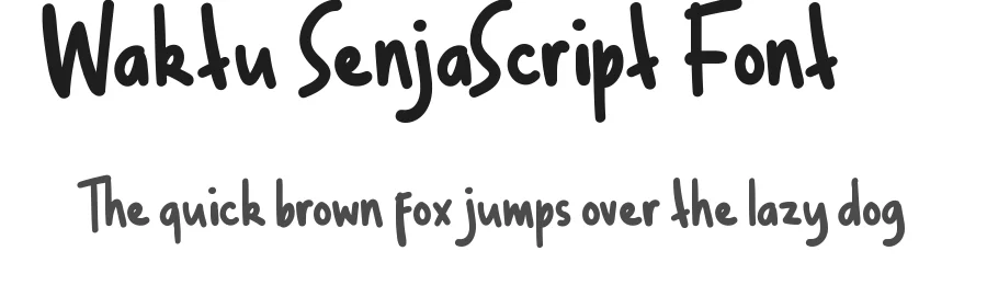 Waktu Senja Script Font by nihstudio — Display Font