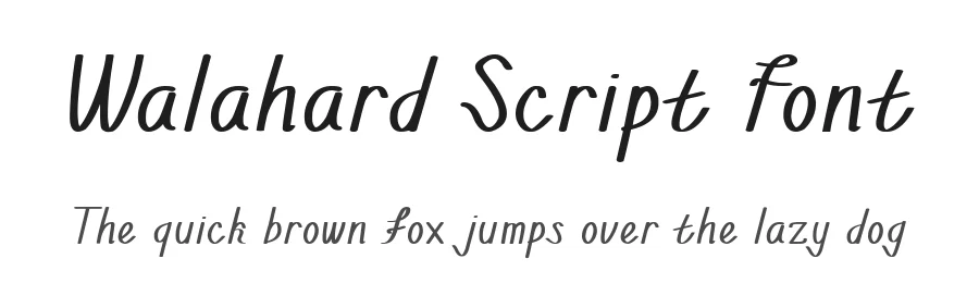 Walahard Script Font by Jprint Studio — Script Handwritten Font