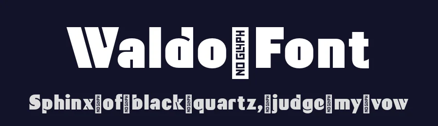 Waldo Font by The Northern Block — Display Font — thumbnail 2