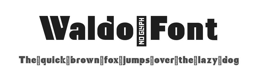 Waldo Font by The Northern Block — Display Font