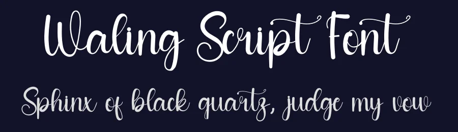 Waling Script Font by inermediaSTUDIO — Script Handwritten Font — thumbnail 2