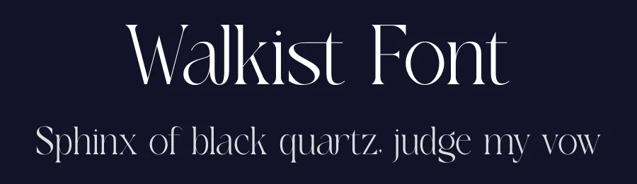 Walkist Font by SURATMI — Decorative Font — thumbnail 2