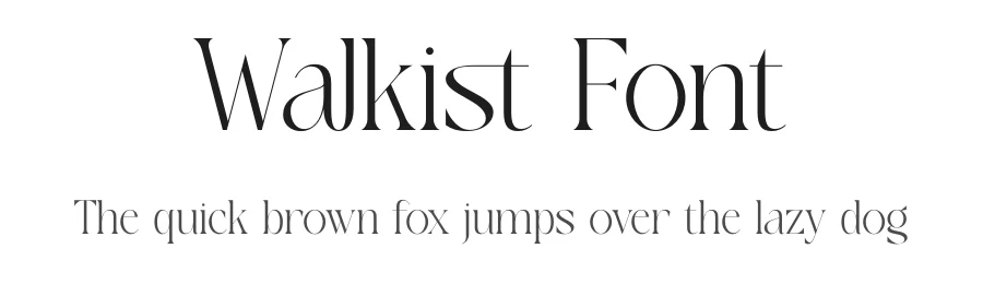 Walkist Font by SURATMI — Decorative Font