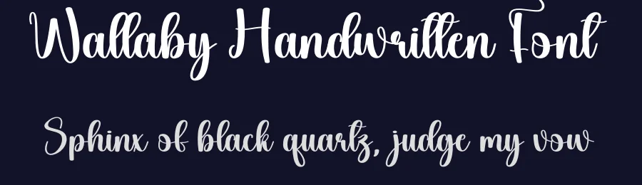Wallaby Handwritten Font by andikastudio — Script Handwritten Font — thumbnail 2