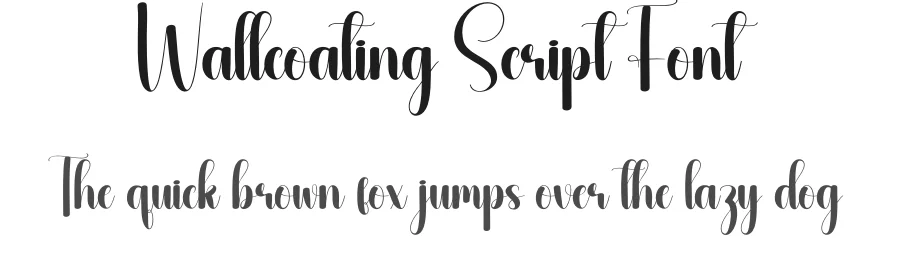 Wallcoating Script Font by andikastudio — Script Handwritten Font