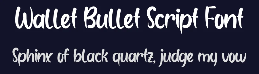 Wallet Bullet Script Font by andikastudio — Script Handwritten Font — thumbnail 2